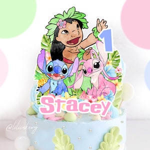 Kids cake topper, Kids Birthday Cake Topper, Kids toppers, Mouse Pink, DIGITAL FILE ONLY 0007