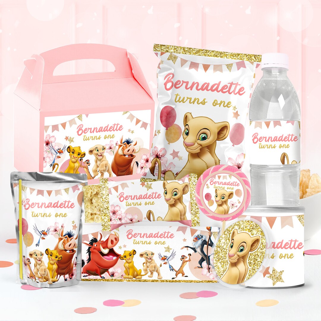 Lion King Nala Baby Shower, Lion King Nala Birthday Printables, Lion