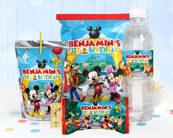 Mouse Clubhouse Party Paket, Mouse Clubhouse Geburtstag Printables, Mouse Clubhouse Party Kit, NUR DIGITALE DATEI - 0006