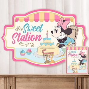 Happiness Geburtstag Beschilderung, Magisches Party Schild, Freizeitpark Beschilderung, Minnie Party Beschilderung, Süßes Stationsschild, 0049