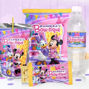 Minnie Mouse Bowtique Party Package, Minnie Mouse Bowtique  Birthday Printables, Minnie Mouse Bowtique  Party Kit, DIGITAL FILE ONLY - 0028