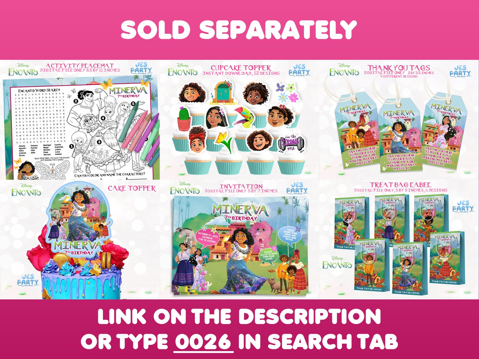 Encanto Birthday Party Package Encanto Birthday Printables - Etsy