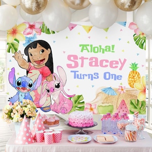 Kids Backdrop, Kids  Pink Banner, Kids Printable Backdrop, DIGITAL FILE ONLY 0007