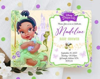 Baby Tiana Invitation, Baby Tiana Digital Invitation, Baby Tiana Printable Invitation, DIGITAL FILE ONLY 0041