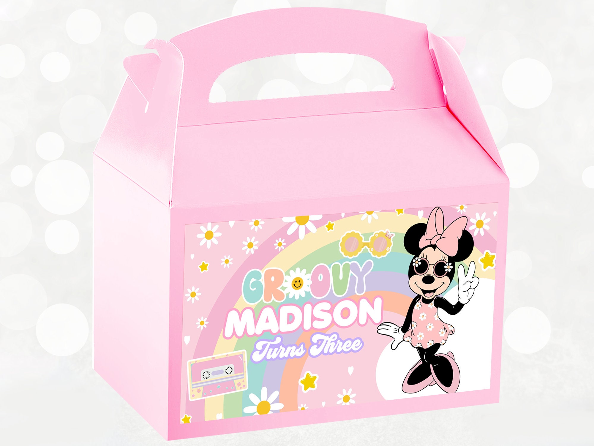 Mini Mouse Two Groovy Mouse Groovy Party Package, Mouse Groovy Birthday Printables, Mouse ...