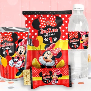 Minnie Mouse Party Package, Minnie Mouse Birthday Printables, Minnie Mouse Party Kit, DIGITAL FILE ONLY - 0039
