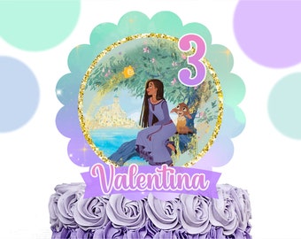 Wish Cake Topper, Wish Centerpiece, Wish Topper imprimible, Wish ARCHIVO DIGITAL SOLAMENTE 0008