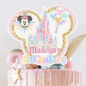 Dinseyland Cake Topper, Happiest Birthday Cake Topper, Magical Party Cake Topper, Babyland Cake Topper, 0015
