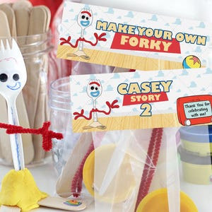 Toy Story make your own forky, Toy Story Forky, Toy Story Forky Bag Labels, Toy Story Forky Bag Labels, DIGITAL FILE ONLY 0009