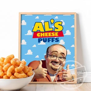 Toy Story Al's Cheese Puffs Party Signage, Printable Sign Only, 0016 0040