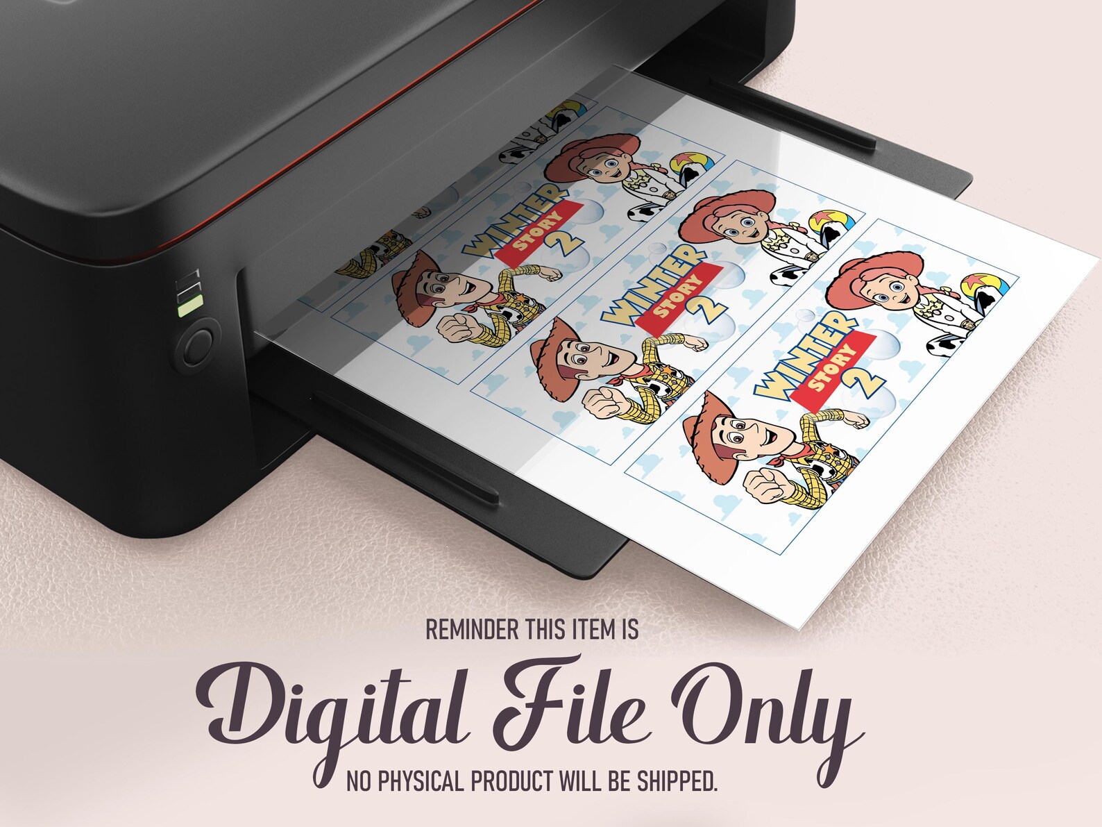 Toy Story Bubble Label, Printable Wrapper (digital File), 0009 - Etsy