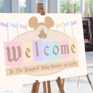 Babyland Birthday Party Welcome Sign, Babyland Party Decoration, DIGITAL FILE ONLY 0044