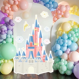 Printable Disneyland Castle Cutout, Disneyland Baby Shower Stand Up Prop, Princess Party Decoration, DIGITAL FILE ONLY 0015 0044