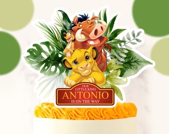 Lion King Cake Topper, Lion King Centerpiece, Lion King Printable Topper, Lion King, DIGITAL FILE ONLY 0003