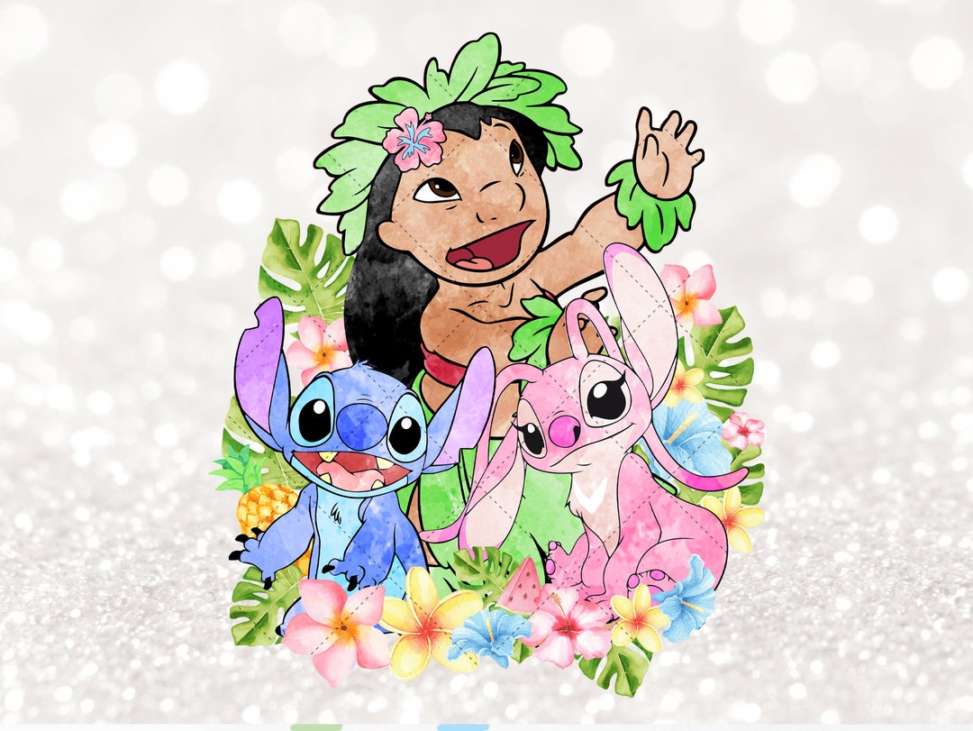 Lilo Stitch Clipart PNG Instant Digital Download, Lilo Stitch ...