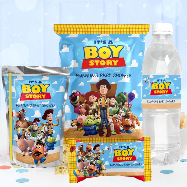 Its a boy story party favors, Toy Story baby shower Party Package, Toy Story Birthday Printables, Toy Story Party Kit, DIGITALFILE ONLY 0040