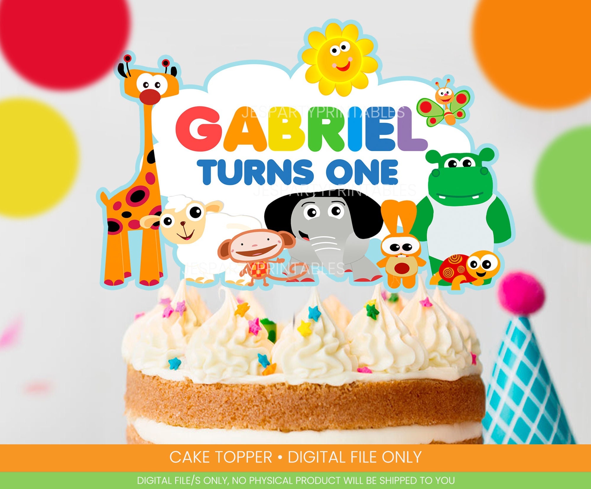 Baby Tv cake topper Baby Tv Birthday Cake Topper Baby Tv - Etsy España