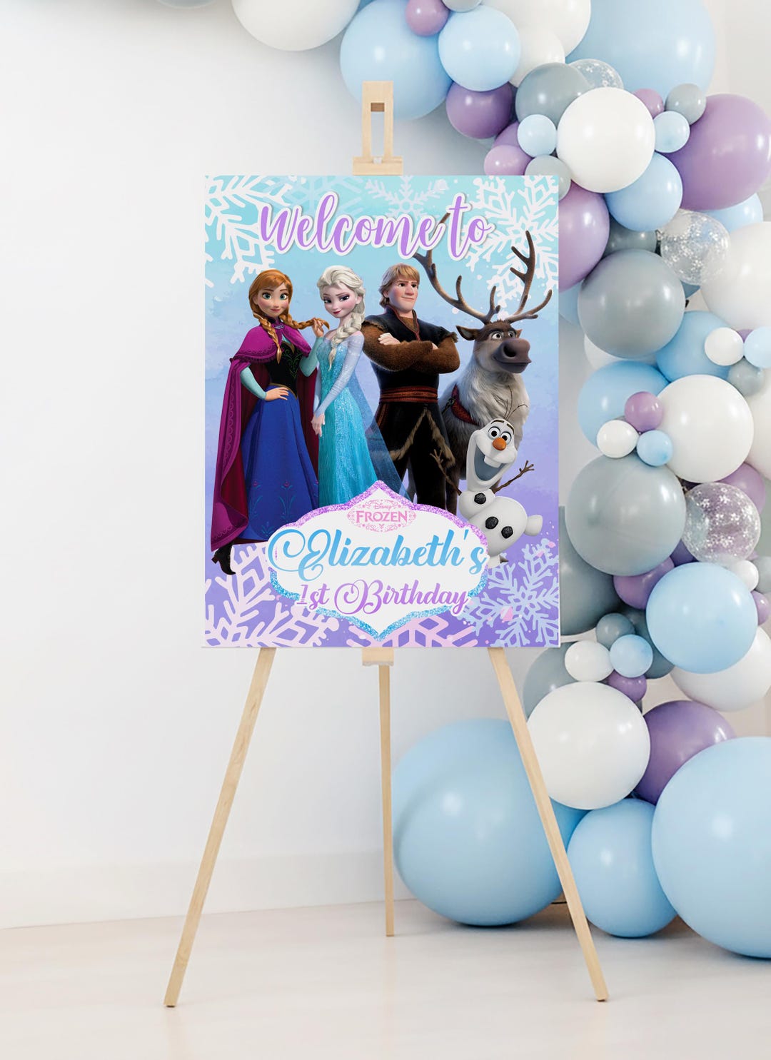 Frozen Welcome Sign, Frozen Welcome Board, Frozen Welcome Banner ...