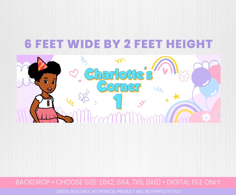 Gracie's Corner Backdrop Gracie's Corner Banner Etsy België