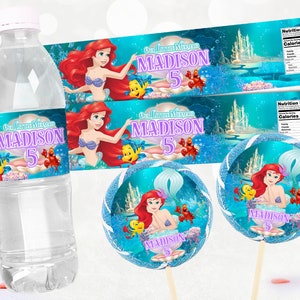 Little Mermaid Ariel Party Package, Little Mermaid Ariel Birthday ...