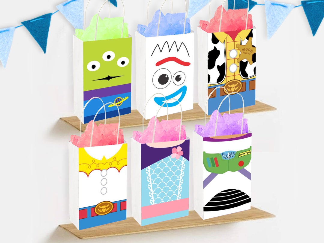 Toy Story Treat Bag Label, Toy Story Paper Bag Label, Toy Story
