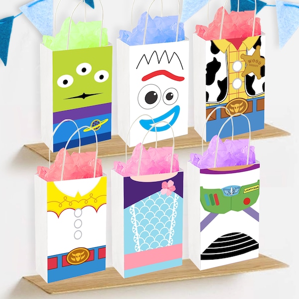 Toy Story Treat Bag Label, Toy Story Paper Bag Label,  Toy Story Giveaway Label, DIGITAL FILE ONLY 0016 0040