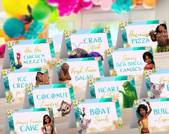 Moana 2 editable food label, Moana 2 editable food label, Moana 2 party editable food label, Moana 2, DIGITAL FILE ONLY 0047