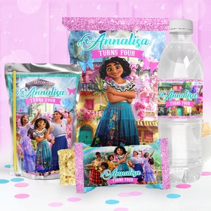 Encanto Birthday Party Package, Encanto Birthday Printables, Encanto Party Kit, Encanto Chip Bag, Encanto Rice Treat, DIGITAL FILE ONLY 0026