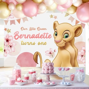 Lion King Nala Backdrop, Lion King Nala Banner, Lion King Nala, DIGITAL FILE ONLY 0018
