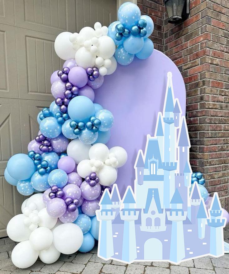 Printable Frozen Castle, Frozen Party Castle, Frozen Disneyland Castle