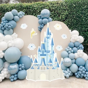 Printable Disneyland Castle Cutout, Disneyland Baby Shower Stand Up Prop, Princess Party Decoration, DIGITAL FILE ONLY 0037 0048