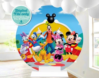 Muis clubhuis achtergrond muis clubhuis verjaardag achtergrond, muis clubhuis feest achtergrond, muis clubhuis, INSTANT DOWNLOAD 0006