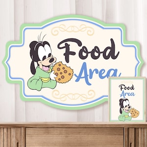Babyland signage, Minnie baby shower signage, Babyland party sign, Minnie baby shower food station, DIGITAL FILE ONLY 0044