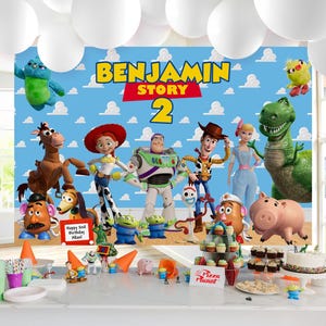 Toy story Backdrop, Toy story Banner, Toy story, DIGITAL FILE ONLY 0016