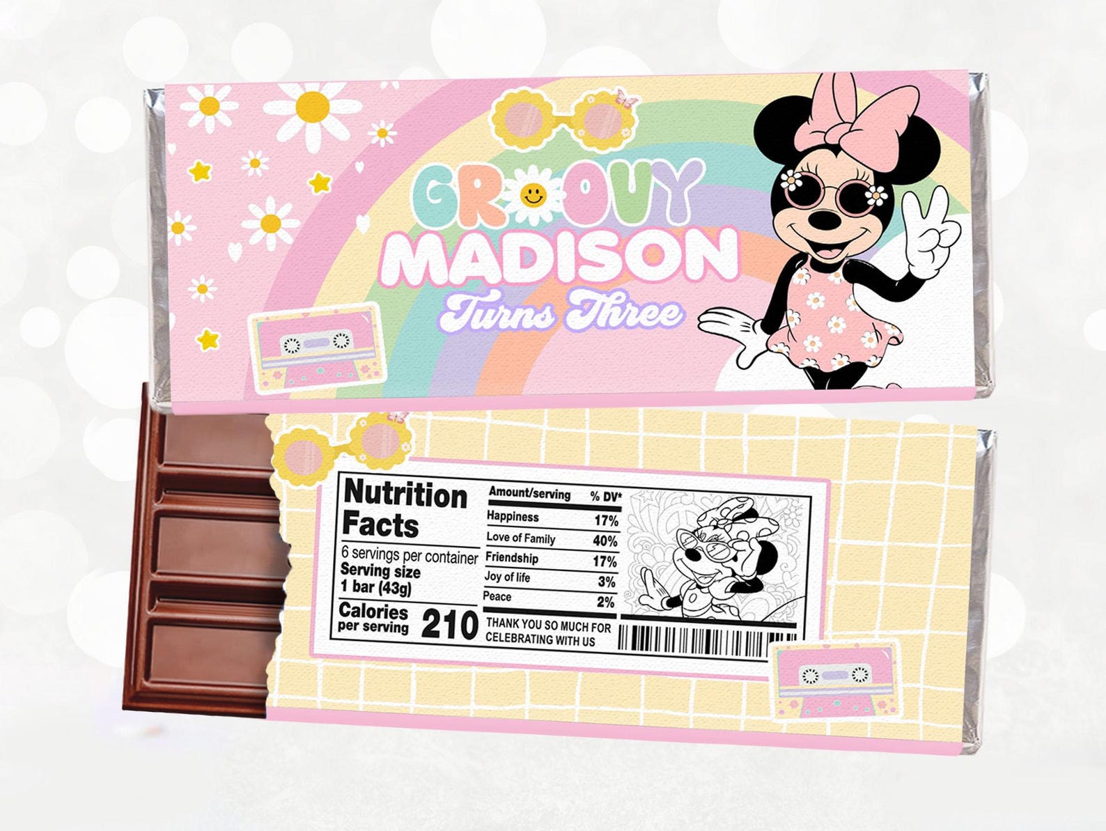 Mini Mouse Two Groovy Mouse Groovy Party Package, Mouse Groovy Birthday Printables, Mouse ...