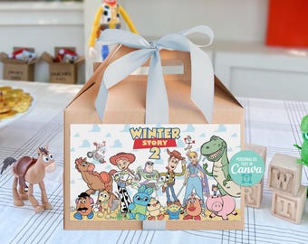 Toy Story Gable Box Label, Toy Story Treat Box Label, Toy Story Treat Box Party Favors 0009