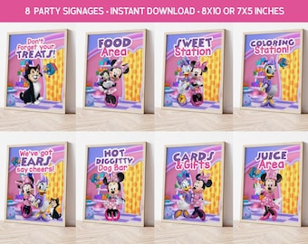 Letreros de Minnie Bowtique para fiestas, 8 diseños (descarga digital) 0028