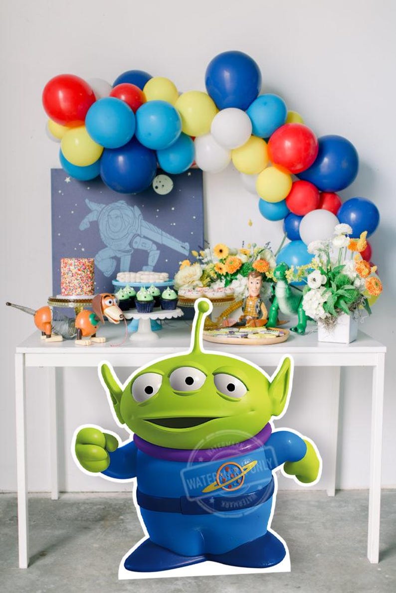 Toy Story Alien Cutout Stand up Prop, Party Decoration (DIGITALFILE ...