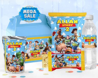 Toy Story Party Package, Toy Story Birthday Printables, Toy Story Party Kit, Digital File Only, 0016