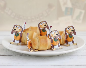 Dekoracja lub ozdoba na karmę dla psa Slinky z filmu Toy Story, tylko plik cyfrowy, 0009