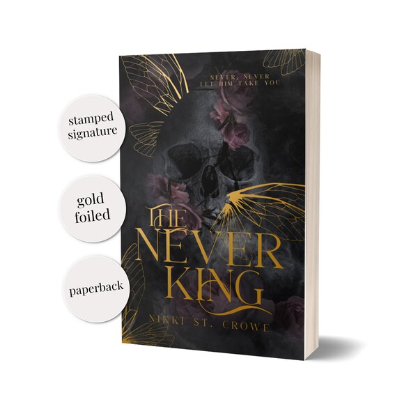 PATREON ONLY | The Never King Special Edition Gold Foiled Paperback