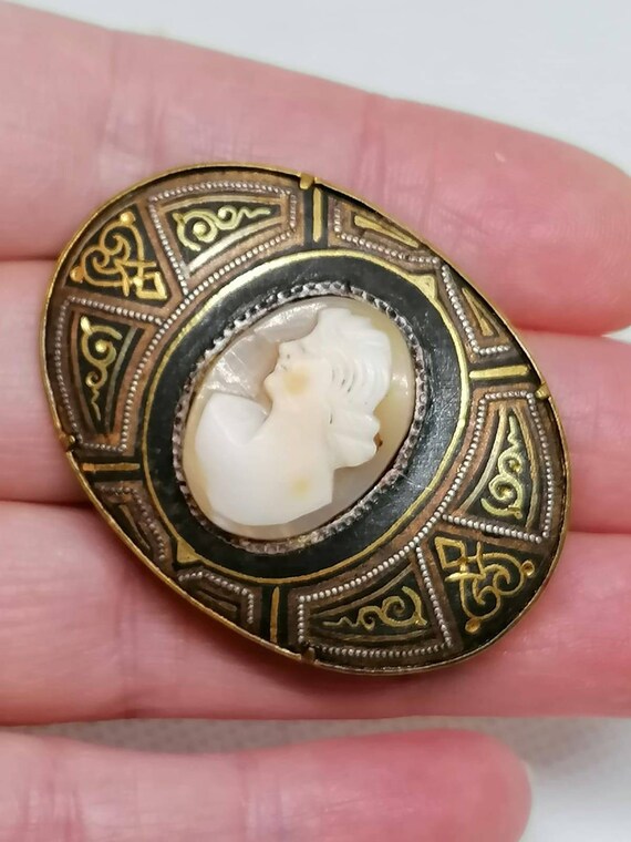 ANCIEN BIJOU BROCHE SABRE épée OR DE TOLEDE VINTAGE SWORD / A7 | eBay