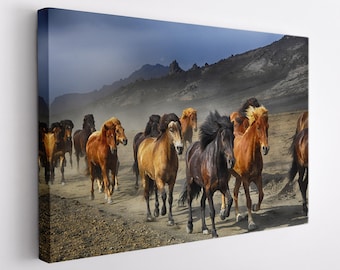 Horse Wall Art, Horses Canvas Print, Horse Print, Horses Print