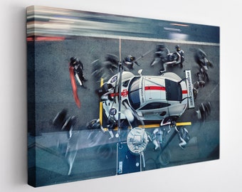 Porsche 911 RSR Canvas Print, Porsche Wall Art, Sport Car Print, Porsche Canvas Art