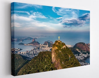 Rio de Janeiro Wall Art, Large Rio Canvas Print, Brazil Wall Art