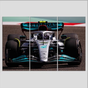 Lewis Hamilton Canvas Print, Formula 1 Wall Art, Sport Wall Decor, Lewis Hamilton Fan Gift, F1 Canvas Art