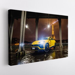 Lamborghini Urus Canvas Print, Lamborghini Wall Art, Sport Car Print, Lamborghini Canvas Art