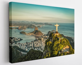 Rio de Janeiro Canvas Print, Rio de Janeiro Wall Art, Large Brazil Canvas Art