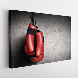 Woman Boxer Canvas Print, Boxing Wall Art, Boxing Wall Decor, Boxing Gym Decor