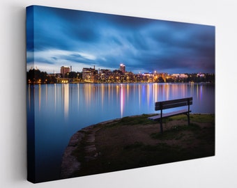 Tampere Canvas Print, Tampere Skyline, Finland Wall Art